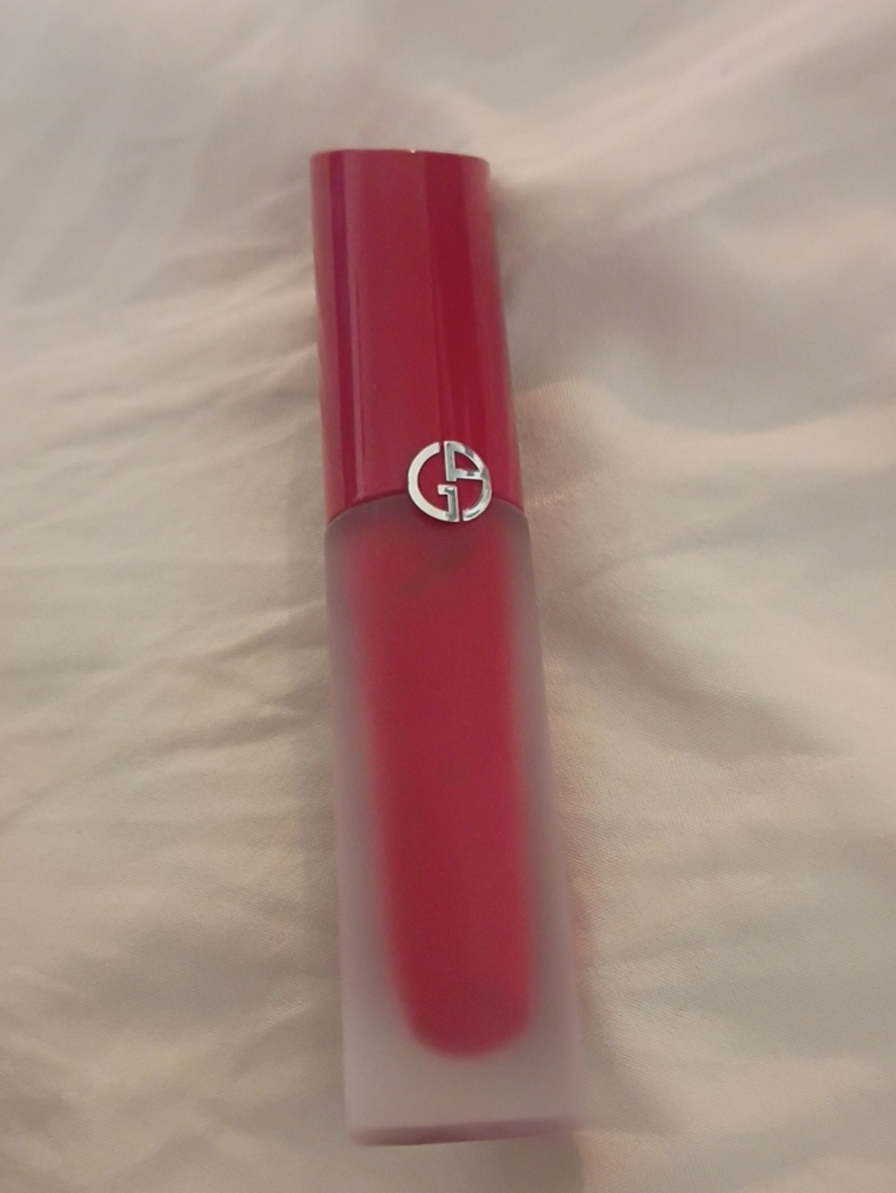 Giorgio Armani Matte Liquid Lipstick — Deep Red